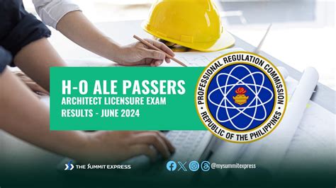 ale passers june 2024|ALE RESULTS: June 2024 Architect Licensure Exam List of .